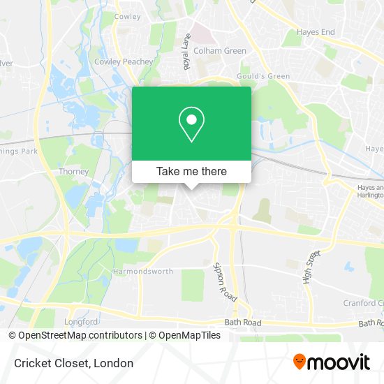 Cricket Closet map