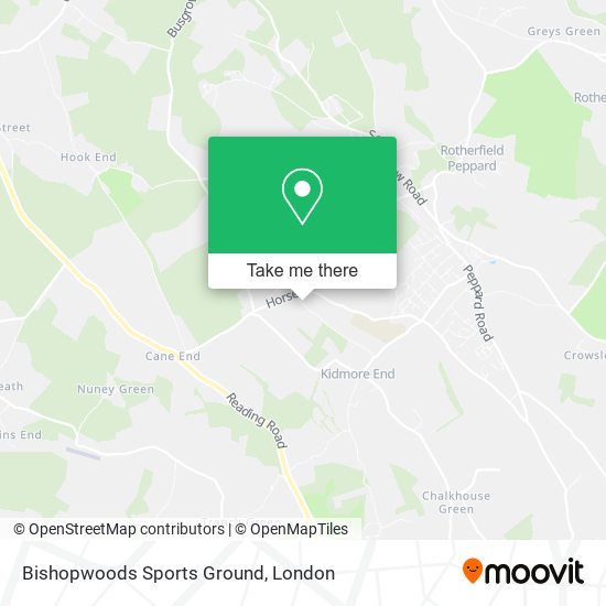 Bishopwoods Sports Ground map