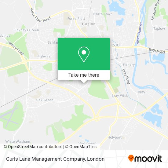 Curls Lane Management Company map