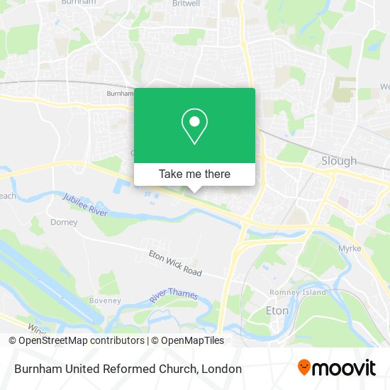 Burnham United Reformed Church map