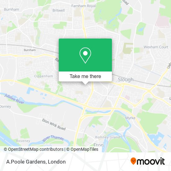 A.Poole Gardens map