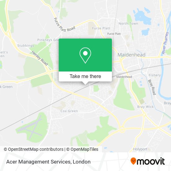 Acer Management Services map