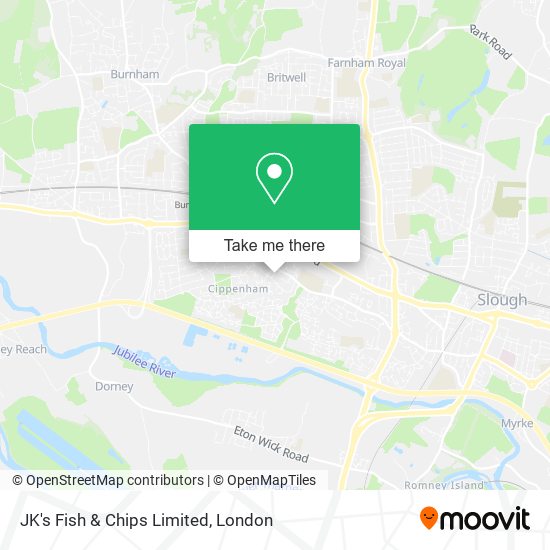 JK's Fish & Chips Limited map