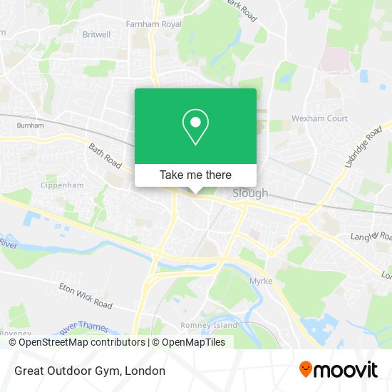 Great Outdoor Gym map