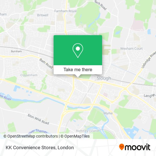 KK Convenience Stores map