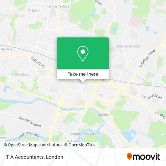 T A Accountants map