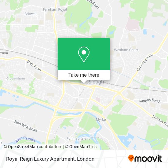 Royal Reign Luxury Apartment map