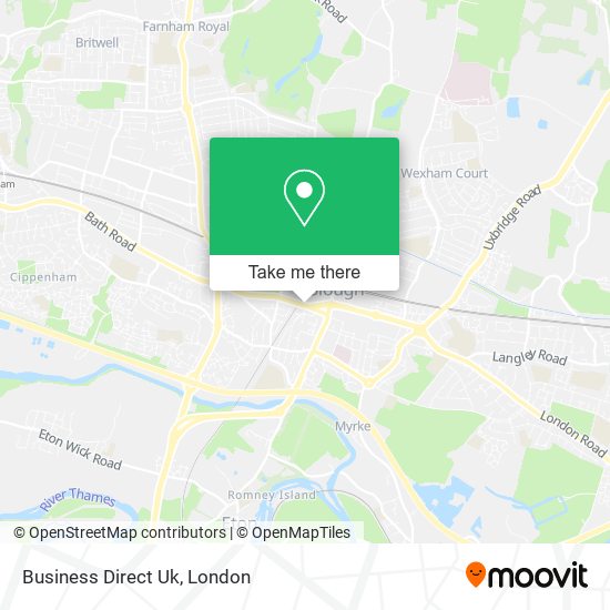 Business Direct Uk map
