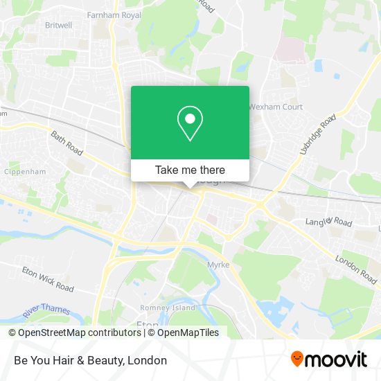 Be You Hair & Beauty map