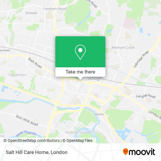 Salt Hill Care Home map