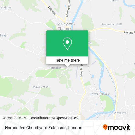 Harpseden Churchyard Extension map