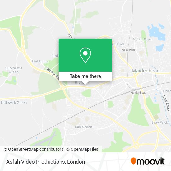 Asfah Video Productions map