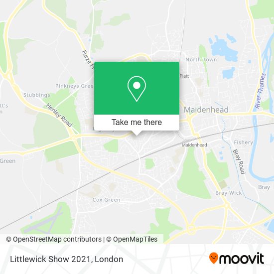 Littlewick Show 2021 map