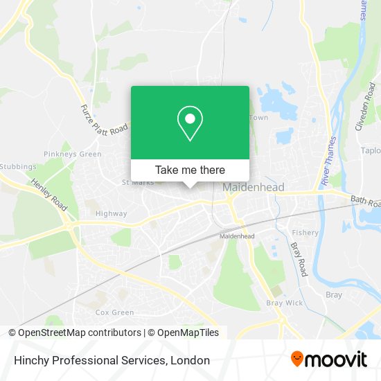 Hinchy Professional Services map