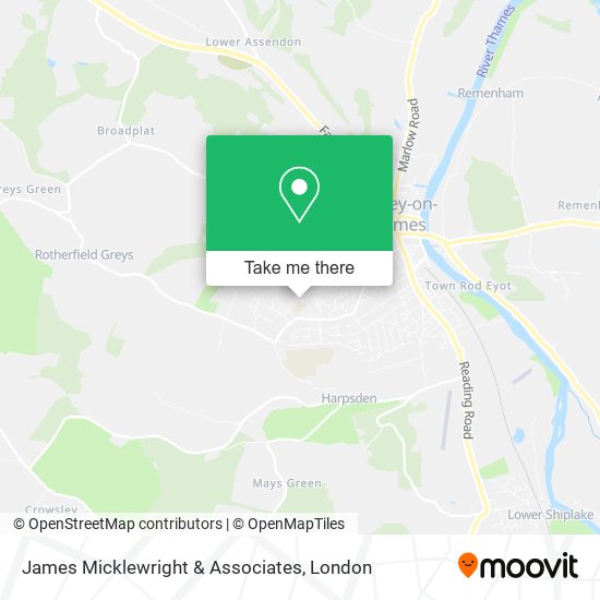 James Micklewright & Associates map