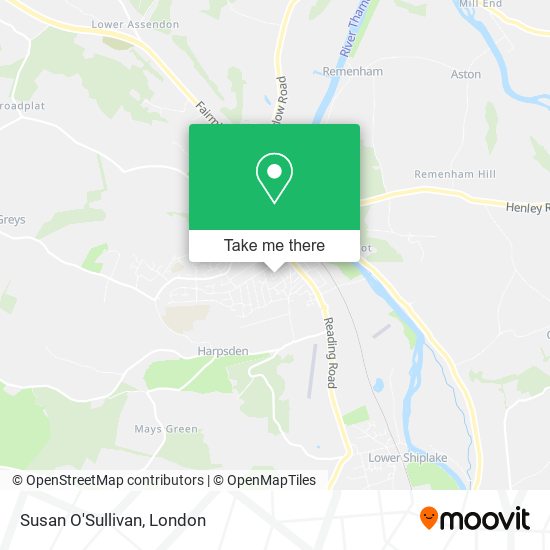 Susan O'Sullivan map