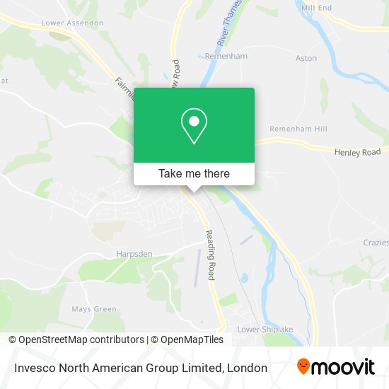 Invesco North American Group Limited map