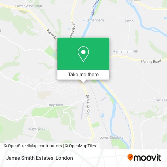 Jamie Smith Estates map