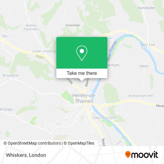 Whiskers map