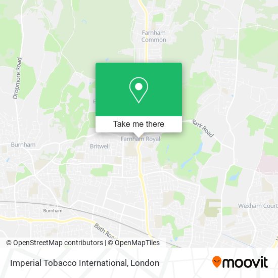 Imperial Tobacco International map