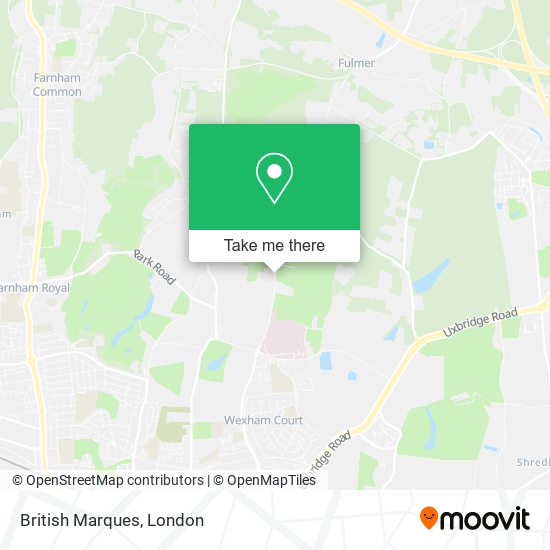 British Marques map