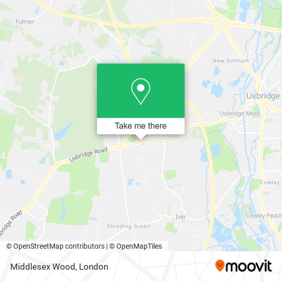Middlesex Wood map