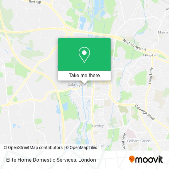 Elite Home Domestic Services map