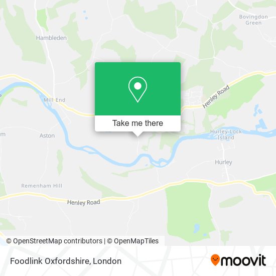 Foodlink Oxfordshire map