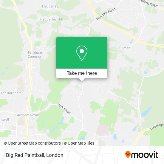Big Red Paintball map