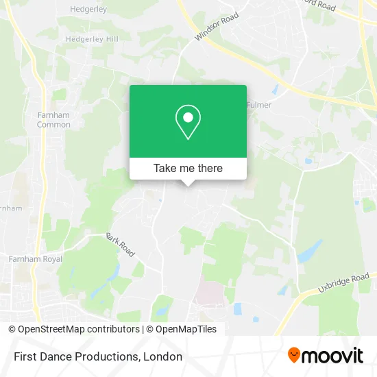 First Dance Productions map