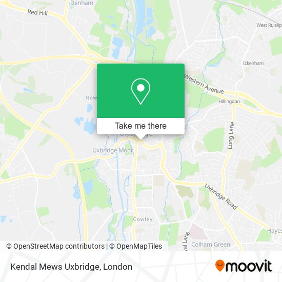 Kendal Mews Uxbridge map