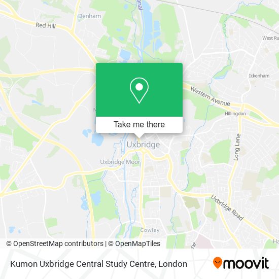 Kumon Uxbridge Central Study Centre map