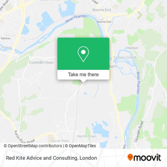 Red Kite Advice and Consulting map