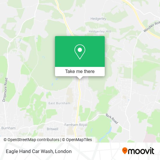 Eagle Hand Car Wash map