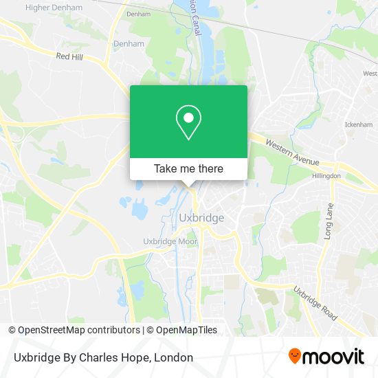 Uxbridge By Charles Hope map