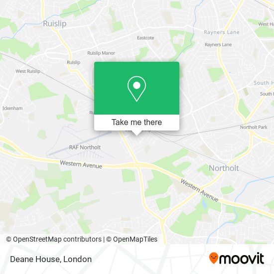 Deane House map