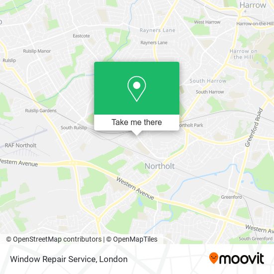 Window Repair Service map