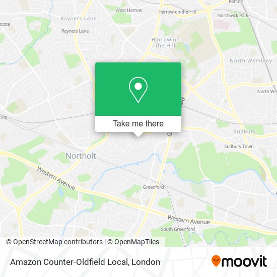 Amazon Counter-Oldfield Local map