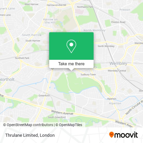 Thrulane Limited map