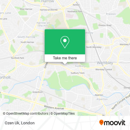 Ozen Uk map