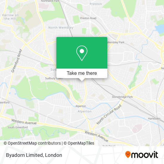 Byadorn Limited map