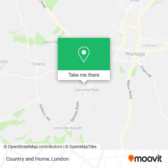 Country and Home map