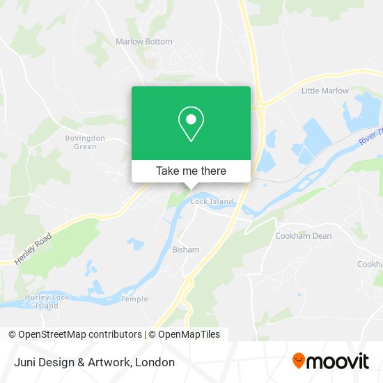 Juni Design & Artwork map