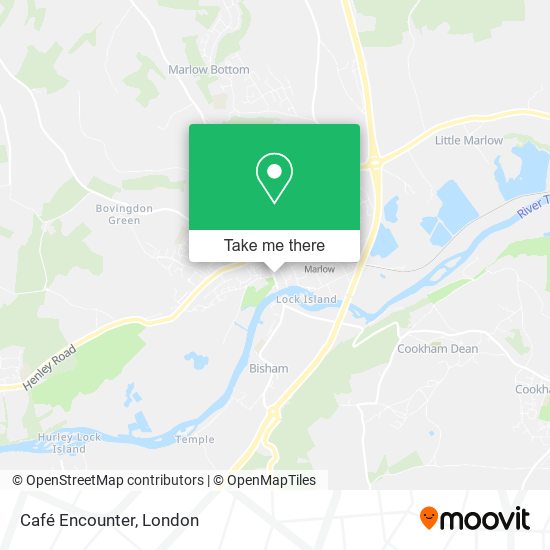 Café Encounter map