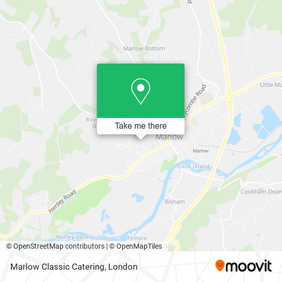 Marlow Classic Catering map