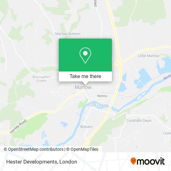 Hester Developments map
