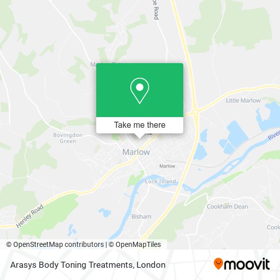 Arasys Body Toning Treatments map