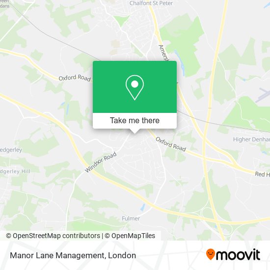 Manor Lane Management map