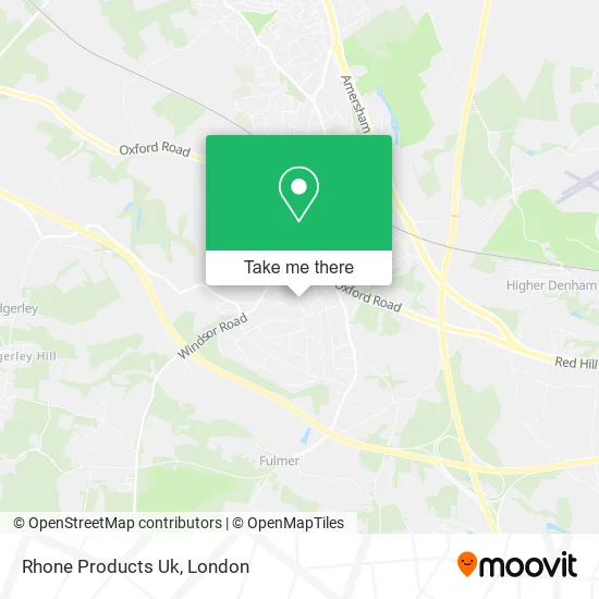 Rhone Products Uk map