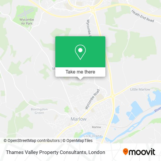 Thames Valley Property Consultants map